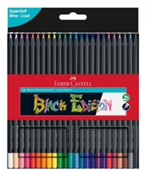 Faber-Castell Black Edition Σετ Ξυλομπογιές 24τμχ 116424 