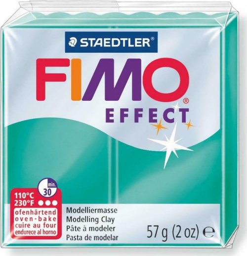 Staedtler Πηλός Fimo Effect Green Translucent 8020-504 57gr