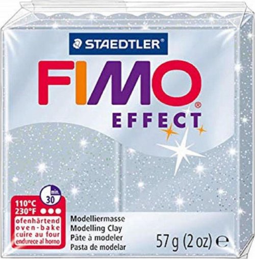 Staedtler Fimo Effect Glitter Silver 57gr