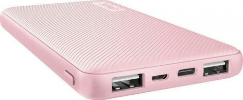 Trust Primo Ultra-thin Powerbank 10.000 mAh - Pink (23897) (TRS23897)