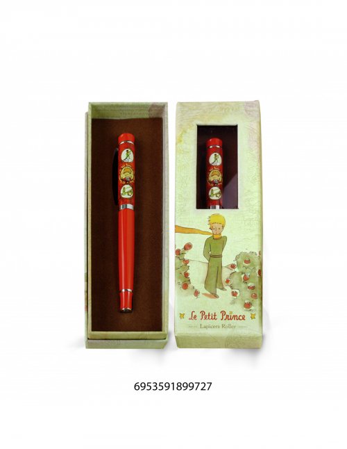 Στυλό Roller Με Θήκη Κοραλί Μικρός Πρίγκιπας Premium Paper