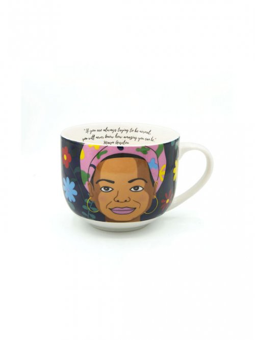Kikkerland Maya Angelou Κούπα από Πορσελάνη Πολύχρωμη