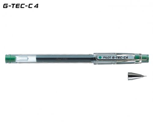 Pilot Στυλό Gel 0.4mm με Πράσινο Mελάνι G-Tec-C4  Pilot Στυλό Gel 0.4mm με Πράσινο Mελάνι G-Tec-C4