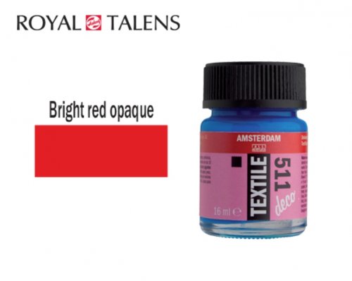 TALENS ΧΡΩΜΑ ΓΙΑ ΥΦΑΣΜΑ 16ml AMS DECO RED BRIGHT OPAQUE