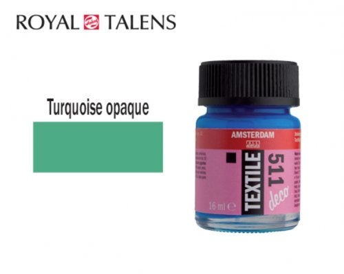 TALENS ΧΡΩΜΑ ΓΙΑ ΥΦΑΣΜΑ 16ml AMS DECO TURQUOISE OPAQUE