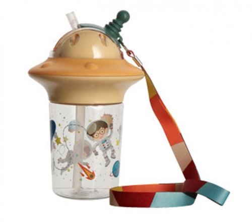 Estia Παγούρι Παιδικό Πλαστικό BPA-FREE 450ml Astro Μπεζ