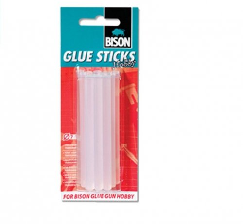Ράβδοι Σιλικόνης Glue Sticks Hobby Ø7mm Διάφανες 12τμχ