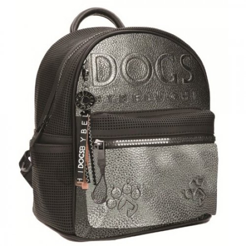  Backpack Silver dogs by Beluchi [29425-01]